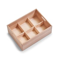Zeller 13308 Többcélú Tárolóláda Bükk Lakkozott 40x30x15 cm 3