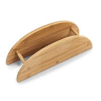 Zeller 25266 set od 7 dasaka za rezanje s stalkom, ovalni, bambus, 24x7x19,5 cm, prirodna boja 3