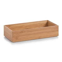 Zeller Present 13333 Bambusový organizér – 30 x 15 x 7 cm, úložný box z prírodného bambusu 1