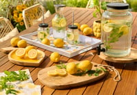 Tavă din melamină Zeller Present 26472 cu model de lămâi - Tavă decorativă de servire pentru bucătărie 4