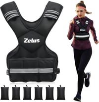 ZELUS Súlyozott Edzőmellény Állítható Súlyokkal 0,5-20,5 kg Férfiaknak Nőknek 1