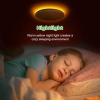 zemty 22 cm LED mennyezeti lámpa dimmelhető távirányítóval, 1500 lumen, éjszakai fény funkcióval 5