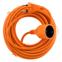 Predlžovací kábel Zenitech HO5VV-F 2x1,5mm² 16A bez uzemnenia – 10 m, oranžový – pre kosačku a gril, v súlade s normami NF a CE 2