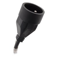 Predlžovací kábel Zenitech 16A 2P+E H05VV-F 3G 1,5mm² čierny 10m s uzemnenou zásuvkou 3