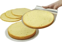 Zenker 3 részes tortakészlet 26/28 cm rozsdamentes acél tortagyűrűvel, lapáttal és késsel - 1 - confezione, A 5