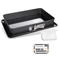 Zenker Deluxe obdĺžniková otváracia forma na pečenie s nepriľnavým povrchom, čierna - 38x25x7,5 cm 2