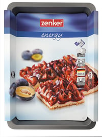 Tavă pentru prăjituri cu fructe și prune Zenker Energy, premium, argintiu/antracit, timp de coacere redus, 1 buc. 8