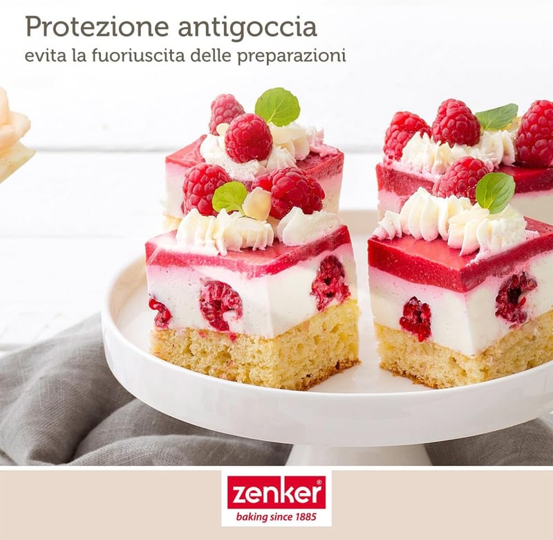 Zenker Nyitható Lasagne Sütőforma Spatulával, 25x38 cm, Antilengő Bevonat - 38 x 25 x 7.5 cm