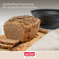 Zenker oválna forma na pečenie chleba, čierny kov s keramicky vystuženou nepriľnavou vrstvou, 1 ks 7
