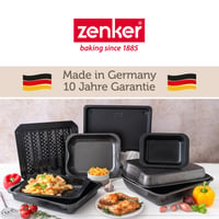 Tavă de copt din tablă de oțel Zenker Special Cooking 40 x 29 x 6 cm – tavă emailată pentru copt 9