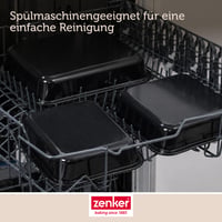 Tavă de copt din tablă de oțel Zenker Special Cooking 40 x 29 x 6 cm – tavă emailată pentru copt 8