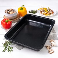 Tavă de copt din tablă de oțel Zenker Special Cooking 40 x 29 x 6 cm – tavă emailată pentru copt 2