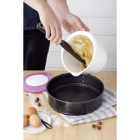 Otváracia tortová forma Zenker s plochým dnom, Ø 28 cm, čierna, s nepriľnavým povrchom, oceľový plech, odolná voči teplu do 230 °C, vyrobené v Nemecku 7