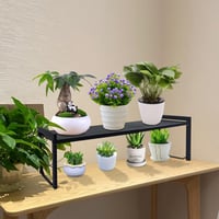 ZenMaarket Expandálható Polc 66cm Fekete Konyhai Szervezőrendszer Fűszertartó 4