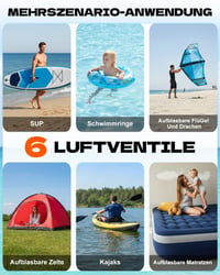 Nabíjateľná elektrická pumpa na paddleboard Zenmos s funkciou auto-stop, dvojstupňový kompresor, LED displej, oranžová, na kempovanie a cestovanie 8