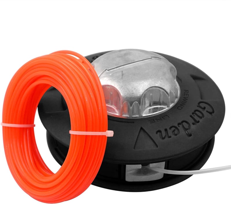 Zeqeey Bal Menetes Fűkasza Fejhez M10x1.25 15m Vágófonallal 2.4mm