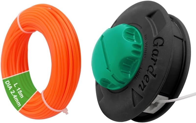 Zeqeey M10 x 1.25 Automata Fűkasza Fej Dupla Menet Nylon Damillal 2.4mm