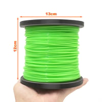 Fir universal pentru motocoasă Zeqeey din nailon, 2 mm x 150 m, fir pentru trimmer, 0,08 inch, sfoară din nailon 4