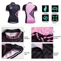 Tricou de ciclism pentru femei ZEROBIKE, mărimea M, respirabil, cu uscare rapidă, mânecă scurtă, model 0028, tricou pentru ciclism outdoor 4