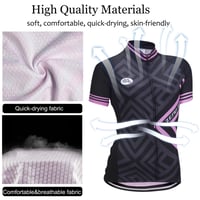 Tricou de ciclism pentru femei ZEROBIKE, mărimea M, respirabil, cu uscare rapidă, mânecă scurtă, model 0028, tricou pentru ciclism outdoor 3