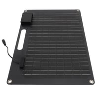 Prenosný solárny panel Zerodis 100W s 2 USB výstupmi, rýchlonabíjaním, pre 12V 24V powerbanky, telefóny, notebooky, karavany a vonkajšie použitie, 41x28 cm 7