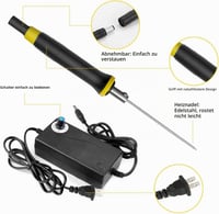 Elektrická rezačka na polystyrén Zerodis, rezacie pero s horúcim drôtom na polystyrén a penové materiály, 36 W, 100-240 V, EU zástrčka 4