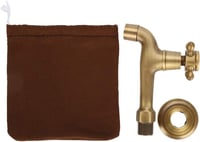 Zerodis G1/2 Fali Vintage Sárgaréz Csaptelep Konyhai Mosogatóhoz Felmosómedencéhez Bronz Színű Hosszú Kifolyóval 7