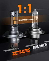Zethors H4 LED fényszóró izzó 16000LM, 400% fényerősebb, vezeték nélküli, plug and play 3