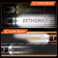 Zethors H7 LED fényszóró izzó 100W 22000LM 6000K xenon fehér 2db 4
