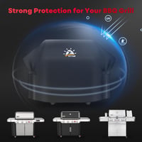Zettum 208 cm Grillponyva Weber Summit Genesis Char-Broil Vízálló Védőhuzat 7