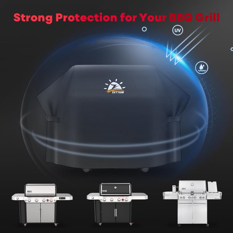 Zettum 208 cm Grillponyva Weber Summit Genesis Char-Broil Vízálló Védőhuzat