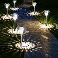 ZEWETO 8 darabos LED szolár kerti lámpa, IP65 vízálló, 2 módú, 10 órás üzemidő 1