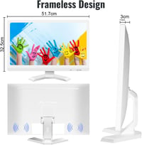 ZFTVNIE érintőképernyős monitor 21,5" Full HD 1920x1080 10 pontos multitouch - fehér 6