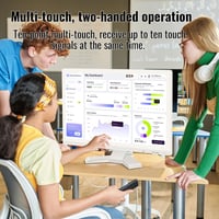ZFTVNIE érintőképernyős monitor 21,5" Full HD 1920x1080 10 pontos multitouch - fehér 2