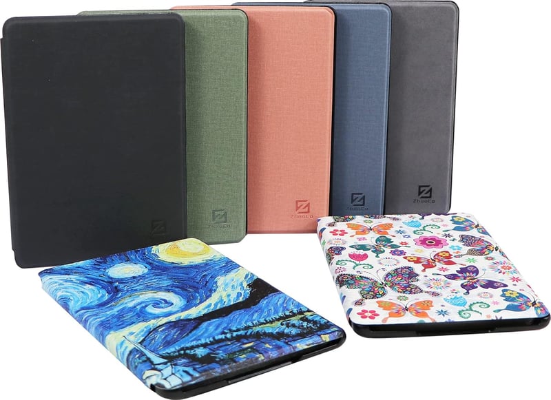 ZhaoCo Kindle Paperwhite Tok - Vékony Okos Védőtok PU Bőrből 6,8" E-olvasóhoz - Kompatibilis 11. Generációs (2021) és Signature Edition Mode