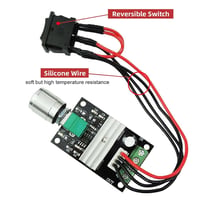 ZHITING 6V-28V 3A 80W PWM Motor Speed Controller Forgatásirányt Váltó 5