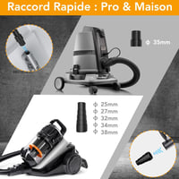 Șlefuitor pentru gips-carton ZHJAN 900W, telescopic, cu mâner LED, 5 trepte de viteză 1400-2700 rpm, pentru șlefuire dură și fină, include 12 discuri abrazive și sac de colectare a prafului 6