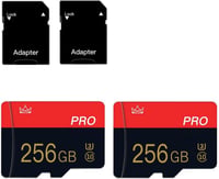 ZHSWEN 256GB Micro SD kártya Class 10 2db adapter nélkül okostelefonhoz kamerához 2