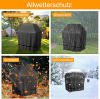 ZHSX Időjárásálló Grillhuzat 82x67x110 cm Weber Spirit E-210 Grillhez, Vízálló BBQ Takaró Állítható Pántokkal 2 Égős Char-Broil, Brinkmann,  5