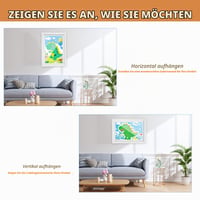 Set 2 rame foto pentru copii ZHUDALA A4, alb - Ramă cu deschidere frontală, ideală pentru desene și creații artistice copii 5