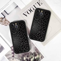ZhuoFan puzdro pre iPhone 14 Pro Max 6,7" – čierne matné s leopardím vzorom, ultratenký silikónový TPU ochranný kryt odolný voči nárazom a poškriabaniu, 05 5