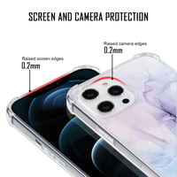 Husă ZhuoFan cu model de marmură și șnur pentru iPhone SE 2022/2020/8/7 - albastru 4