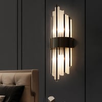 zhxinashu Fekete Üveg Fali Lámpa – Ipari Stílusú E14 Vintage Art Deco Beltéri Fali Világítás Hálószobába, Nappaliba, Konyhába 8