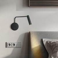 zhxinashu LED fali lámpa 350° forgatható olvasólámpa meleg fehér 3W 6