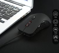 Zienstar Fűthető Egér USB Gaming Mouse Melegítő Fekete 38-48°C 7