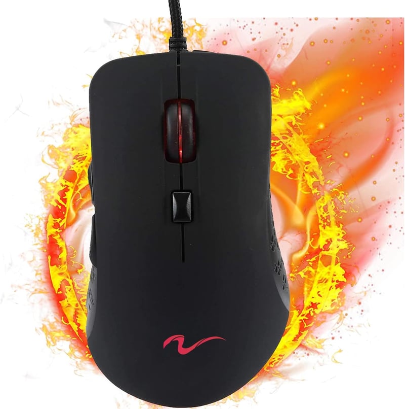 Zienstar Fűthető Egér USB Gaming Mouse Melegítő Fekete 38-48°C