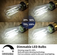 ZIKEY ST64 10W LED Edison izzó E27 - hideg fehér 6500K - 3 db 2