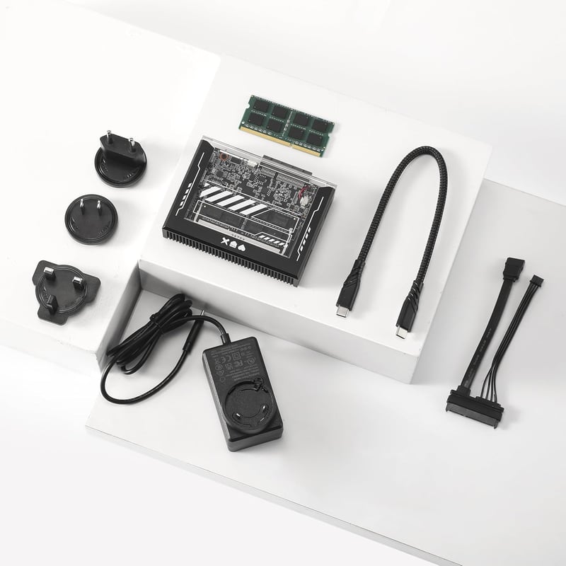 ZimaBlade 7700 Bundle X86 szerver 4 magos NAS, Gigabit Ethernet, 4K média szerver RAM-mal