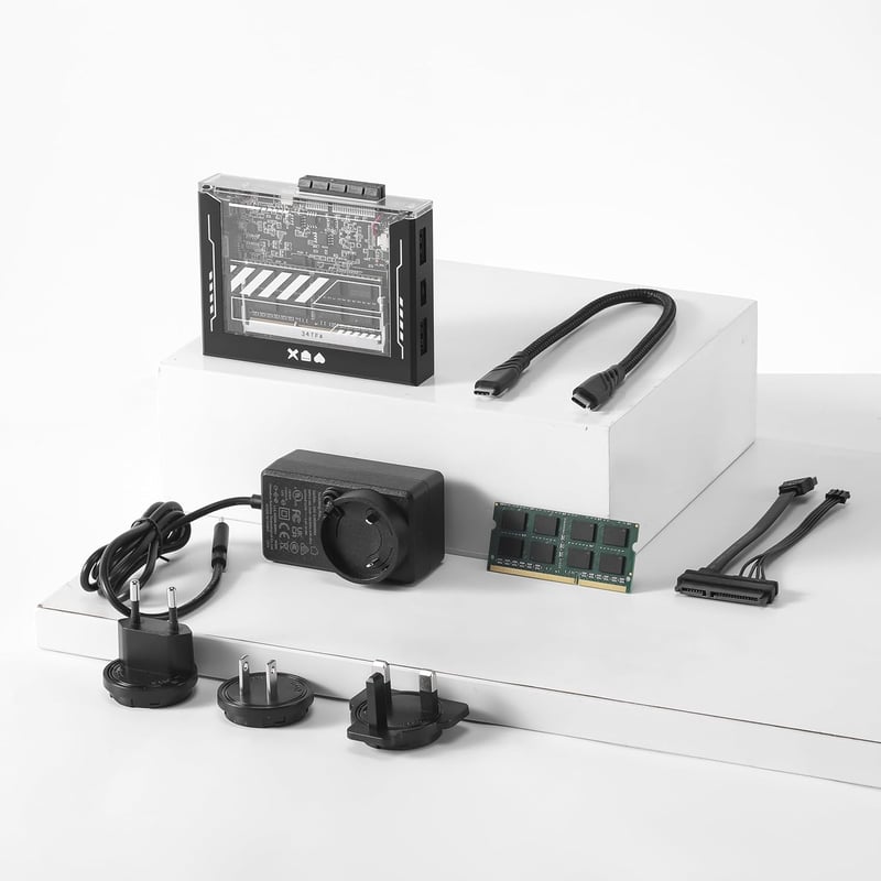 ZimaBlade 7700 Bundle X86 szerver 4 magos NAS, Gigabit Ethernet, 4K média szerver RAM-mal