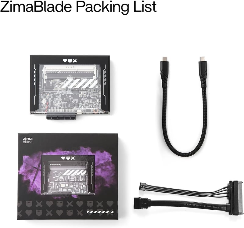 ZimaBlade X86 Egykártyás Szerver PCIe x4, Gigabit Ethernet, 4K Hálózati Tár